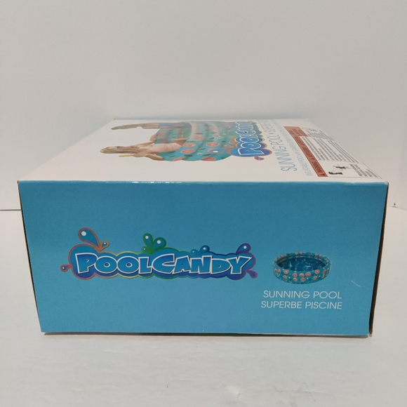 PoolCandy Inflatable Grapefruit Sunning Pool New In The Box - Picture 6 of 6